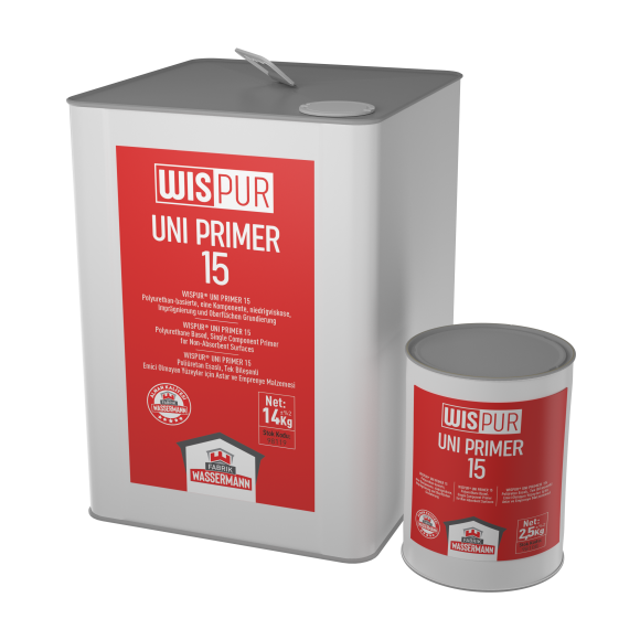 WISPUR® PRIMER 15 Poliüretan Esaslı, Tek Bileşenli, Düşük Viskoziteli, Emici Olmayan Yüzeyler için Astar ve Emprenye Malzemesi