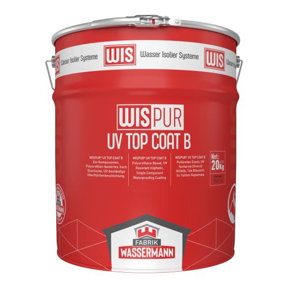 WISPUR® UV TOP COAT B Poliüretan Esaslı, Tek Bileşenli, UV Işınlarına Dirençli Su Yalıtım Kaplaması