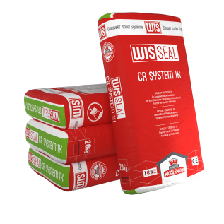 WISSEAL® CR SYSTEM 1K Çimento Esaslı, Tek Bileşenli, Kristalize Su Yalıtım Harcı